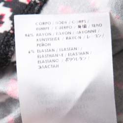 Pre Owned فستان أم سي كيو باي أليكساندر ماكوين نقشة الفهد أحمر وأسود بلا أكمام XL