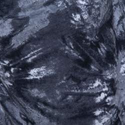 Pre Owned McQ by Alexander McQueen Graphite Printed Cotton Jersey Hooded Dress S