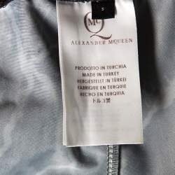 Pre Owned McQ by Alexander McQueen Monochrome Printed Jersey Leggings S