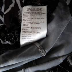 Pre Owned McQ by Alexander McQueen Monochrome Printed Jersey Leggings S