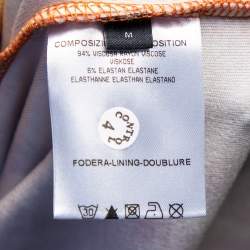 Pre Owned McQ by Alexander McQueen Multicolored Printed Jersey Short Dress M