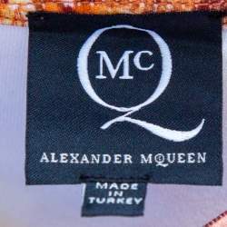 Pre Owned McQ by Alexander McQueen Multicolored Printed Jersey Short Dress M