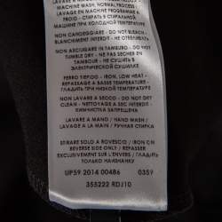 مملوكة مسبقًا تنورة أم سي كيو باي أليكساندر ماكوين مستقيمة كونتور جيرسيه أسود مقاس متوسط