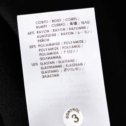 مملوكة مسبقًا تنورة أم سي كيو باي أليكساندر ماكوين مستقيمة كونتور جيرسيه أسود مقاس متوسط