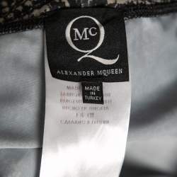 McQ by Alexander McQueen Green Synthetic Printed Leggings S