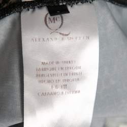 McQ by Alexander McQueen Green Synthetic Printed Leggings S
