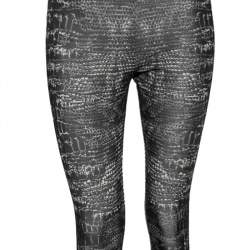 McQ by Alexander McQueen Green Synthetic Printed Leggings S