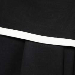 Pre Owned McQ by Alexander McQueen Black Wool Layered Asymmetric Skirt XS