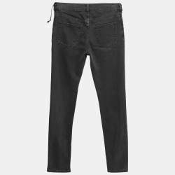 Pre Owned McQ by Alexander McQueen Black Drawstring Detail Denim S