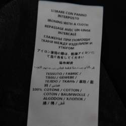 Pre Owned McQ by Alexander McQueen Black Denim & Faux Leather Jeans S Waist 28