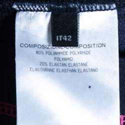 مملوكة مسبقًا McQ by Alexander McQueen Navy Blue Neoprene Bustier Dress M  