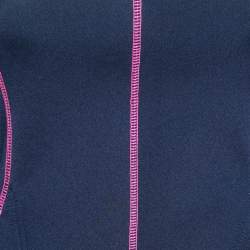 مملوكة مسبقًا McQ by Alexander McQueen Navy Blue Neoprene Bustier Dress M  