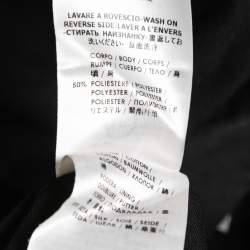 Pre Owned McQ by Alexander McQueen Black Jersey Embroidered Mini Skirt S