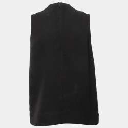 McQ by Alexander McQueen White Sequined Sleeveless Top S
