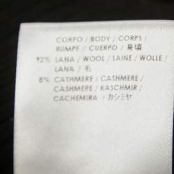 Pre Owned McQ by Alexander McQueen Red/Black Wool Fringed Mini Dress M