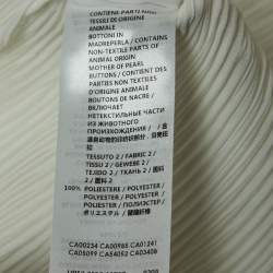 Pre Owned McQ by Alexander McQueen White Cotton Pleated Sleeveless Blouse S