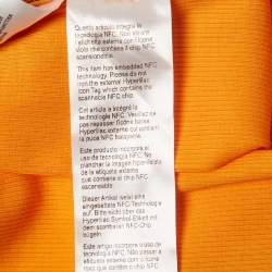McQ by Alexander McQueen Orange Rocket Rib Knit Tank Dress XXS