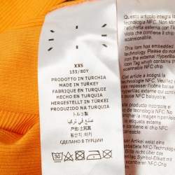 McQ by Alexander McQueen Orange Rocket Rib Knit Tank Dress XXS