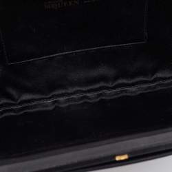 Pre Owned McQ by Alexander McQueen Brown/Black Leopard Print Calfhair Clutch