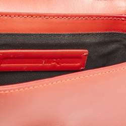 Pre Owned McQ by Alexander McQueen Red Leather Christine Deluxe Shoulder Bag