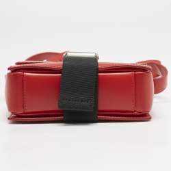 Pre Owned McQ by Alexander McQueen Red Leather Christine Deluxe Shoulder Bag