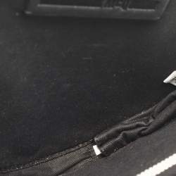 McQ by Alexander McQueen Black Leather Studded Round Chain Pouch