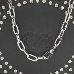 McQ by Alexander McQueen Black Leather Studded Round Chain Pouch