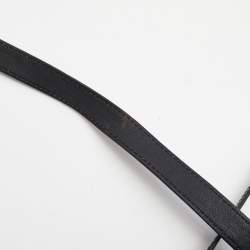 Pre Owned McQ by Alexander McQueen Black Leather Metal Detail Backpack