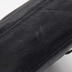 Pre Owned McQ by Alexander McQueen Black Leather Metal Detail Backpack