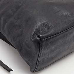 Pre Owned McQ by Alexander McQueen Black Leather Metal Detail Backpack