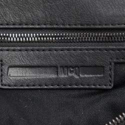 Pre Owned McQ by Alexander McQueen Black Leather Metal Detail Backpack