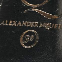 McQ by Alexander McQueen Silver Leather Platform Pumps Size 39