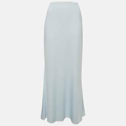 Meshki Blue Jersey Maxi Skirt XL