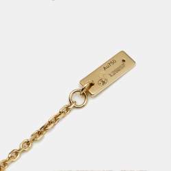 Pre Owned Messika Move Classique Cisele Diamond 18k Yellow Gold Necklace