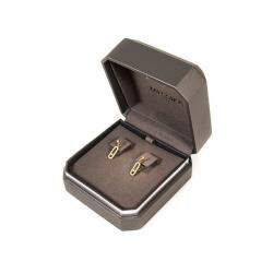 Messika Move Uno 18K Yellow Gold Diamonds Stud Earrings