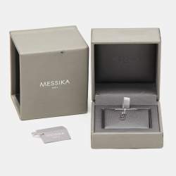 Messika  Move Uno Paved Diamonds 18k White Gold Ankle Bracelet 
