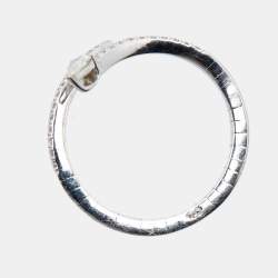 Messika Skinny Snake Diamond 18k White Gold Ring Size 52