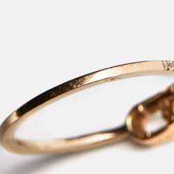 Messika Move Uno Pave Diamonds 18k Rose Gold Ring Size 59