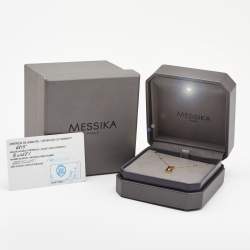 Messika By Gigi Hadid Move Addiction Diamond 18K Yellow Gold Pendant Necklace