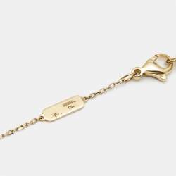 Messika By Gigi Hadid Move Addiction Diamond 18K Yellow Gold Pendant Necklace