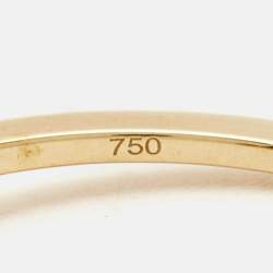 Messika Move Uno Diamonds 18k Yellow Gold Ring Size 52