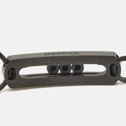Messika Move Titanium Black Diamond Cord Bracelet