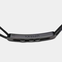 Messika Move Titanium Black Diamond Cord Bracelet