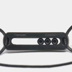 Messika Move Titanium Black Diamond Cord Bracelet