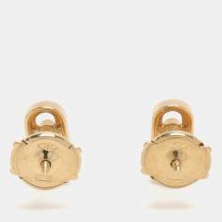 Messika Move Uno Diamond 18k Yellow Gold Stud Earrings