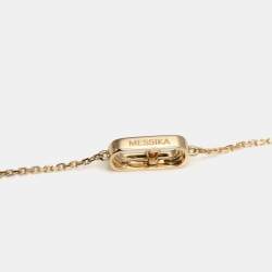 Messika Move Uno Diamond 18k Yellow Gold Bracelet