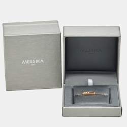 Messika Baby Move Pavé Diamond 18k Rose Gold Bracelet