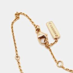 Pre Owned Messika Baby Move Pavé Diamonds 18k Rose Gold Bracelet