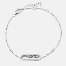 Messika Baby Move Diamonds 18k White Bracelet