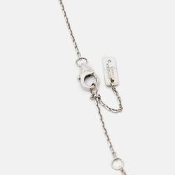 Pre Owned Messika Baby Move Diamonds 18k White Gold Necklace
